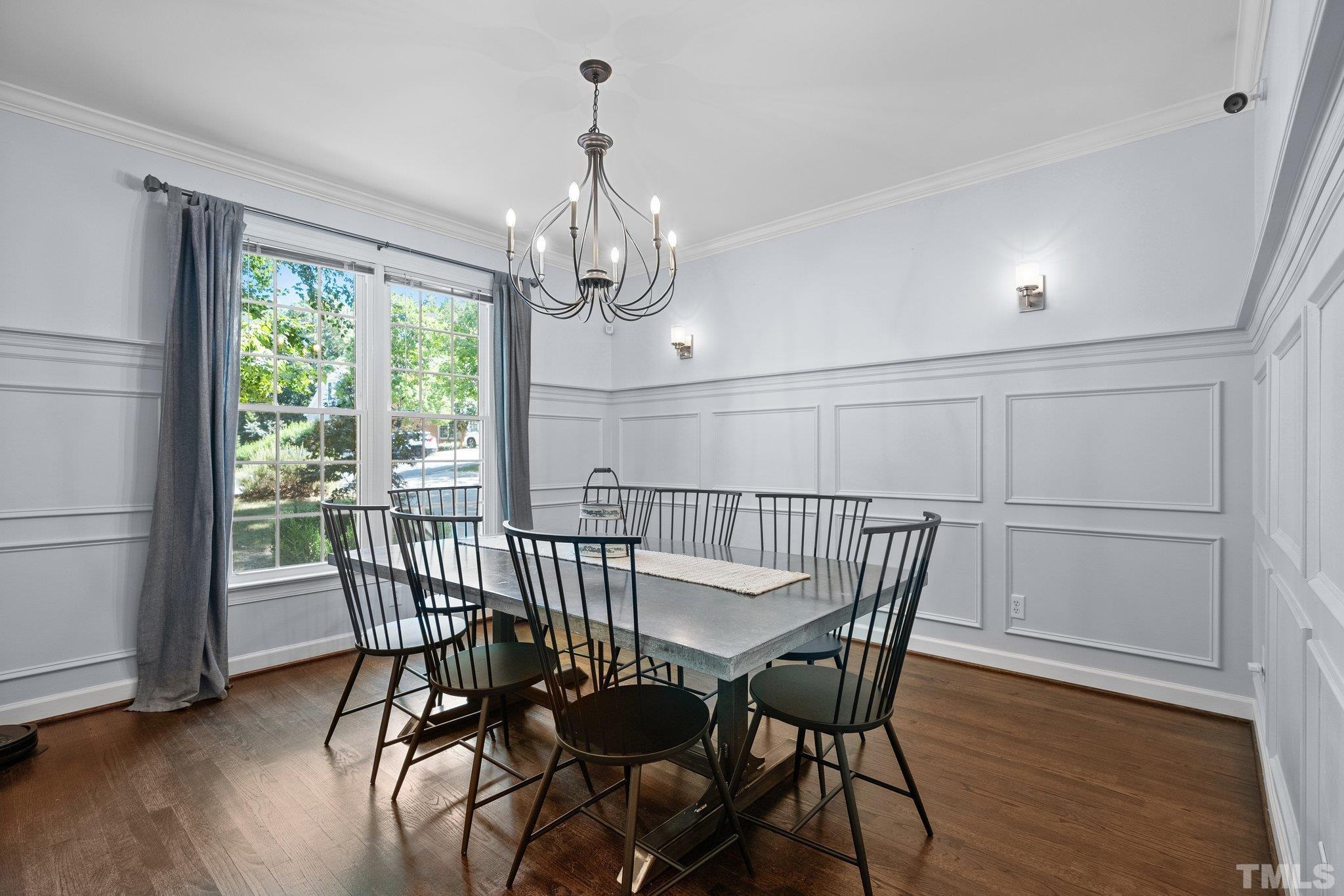 9 Montcrest Drive Durham, NC 27713 - Photo 6 of 43 a view of a dining room with furniture window and wooden floor