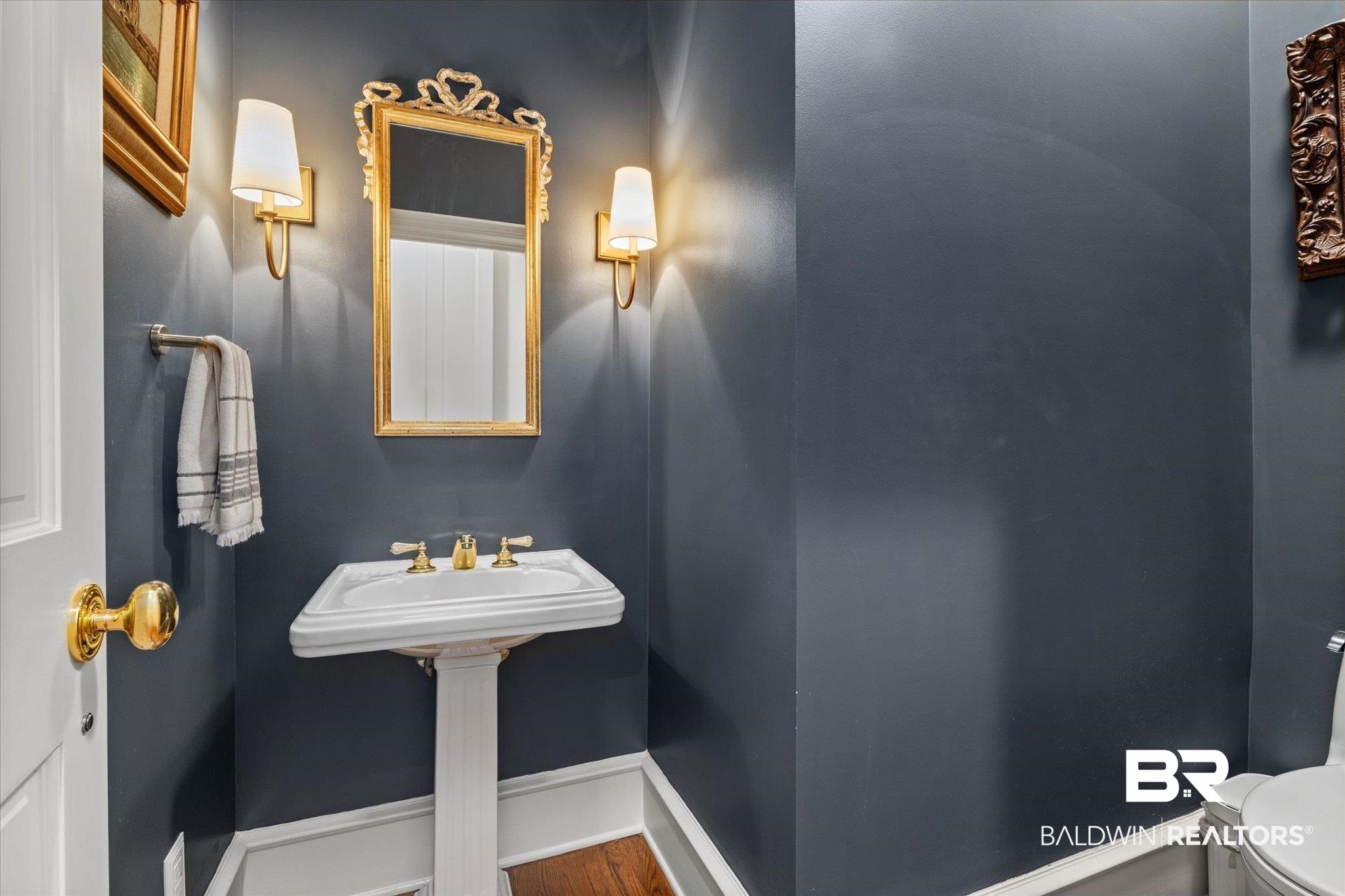 8561 Dawes Lake Road Mobile, AL 36619 - Photo 21 of 63 Half bath with toilet and a sink