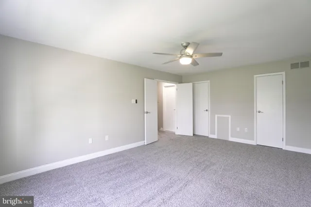 a view of an empty room