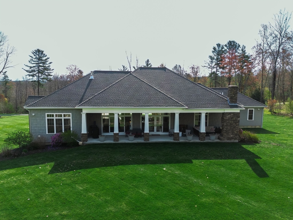 1776 Old Turnpike Road Oakham, MA 01068 - Photo 35 of 42 a front view of a house with a garden