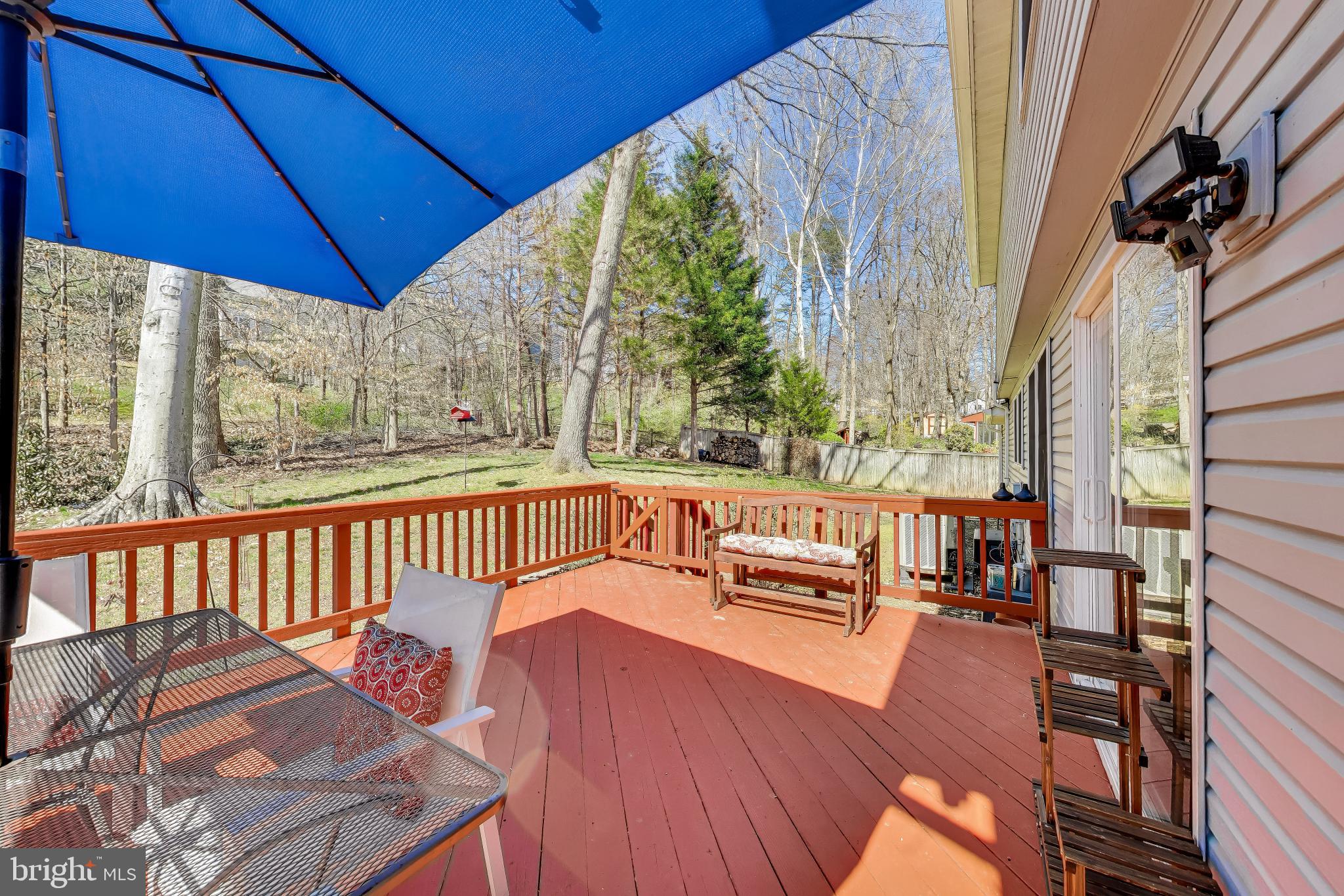 8404 Chillum Court Springfield, VA 22153 - Photo 50 of 56 Sunny deck with serene woodland views.