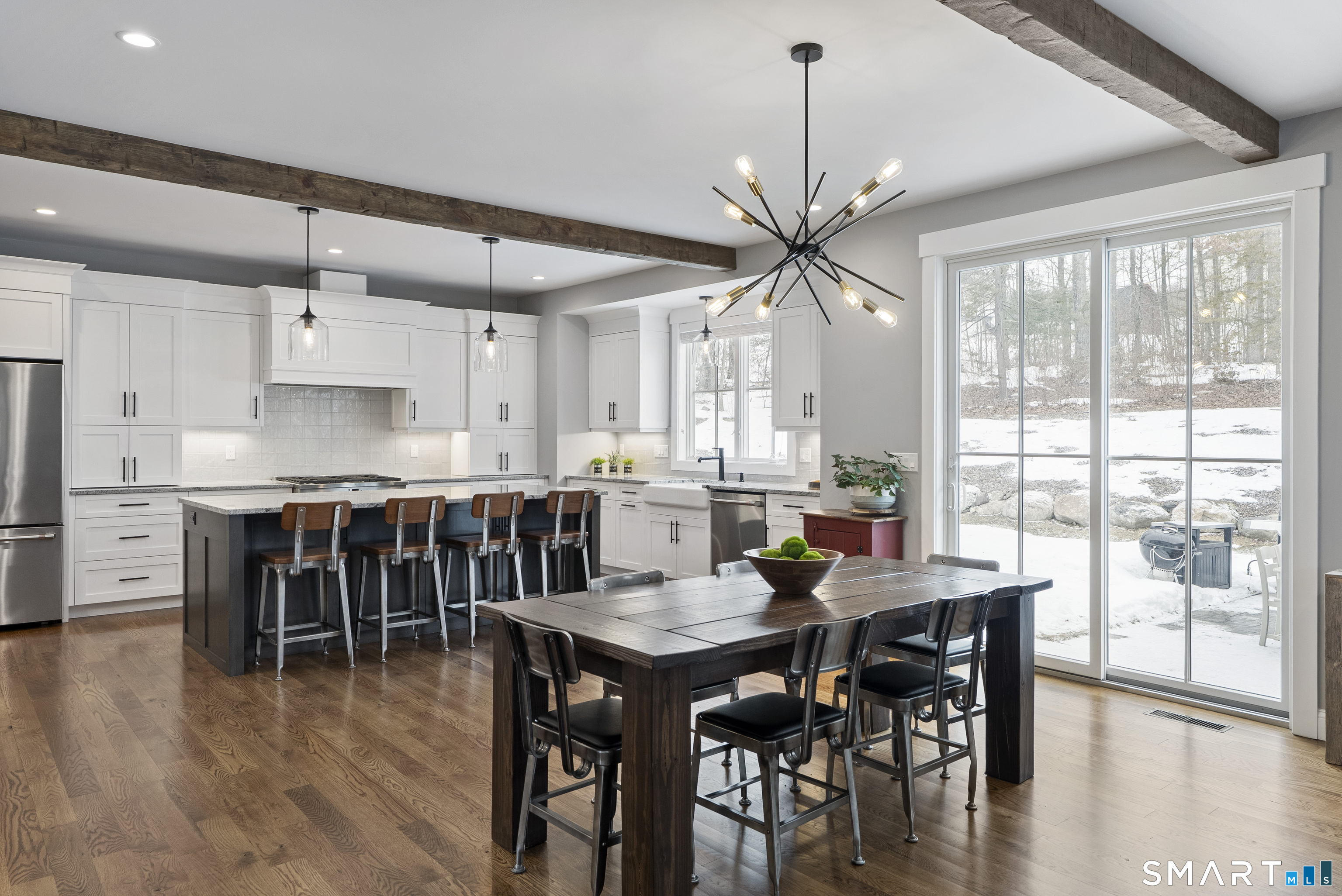 8 Gateshead Way Farmington, CT 06085 - Photo 16 of 39 a view of a dining room with furniture window and wooden floor