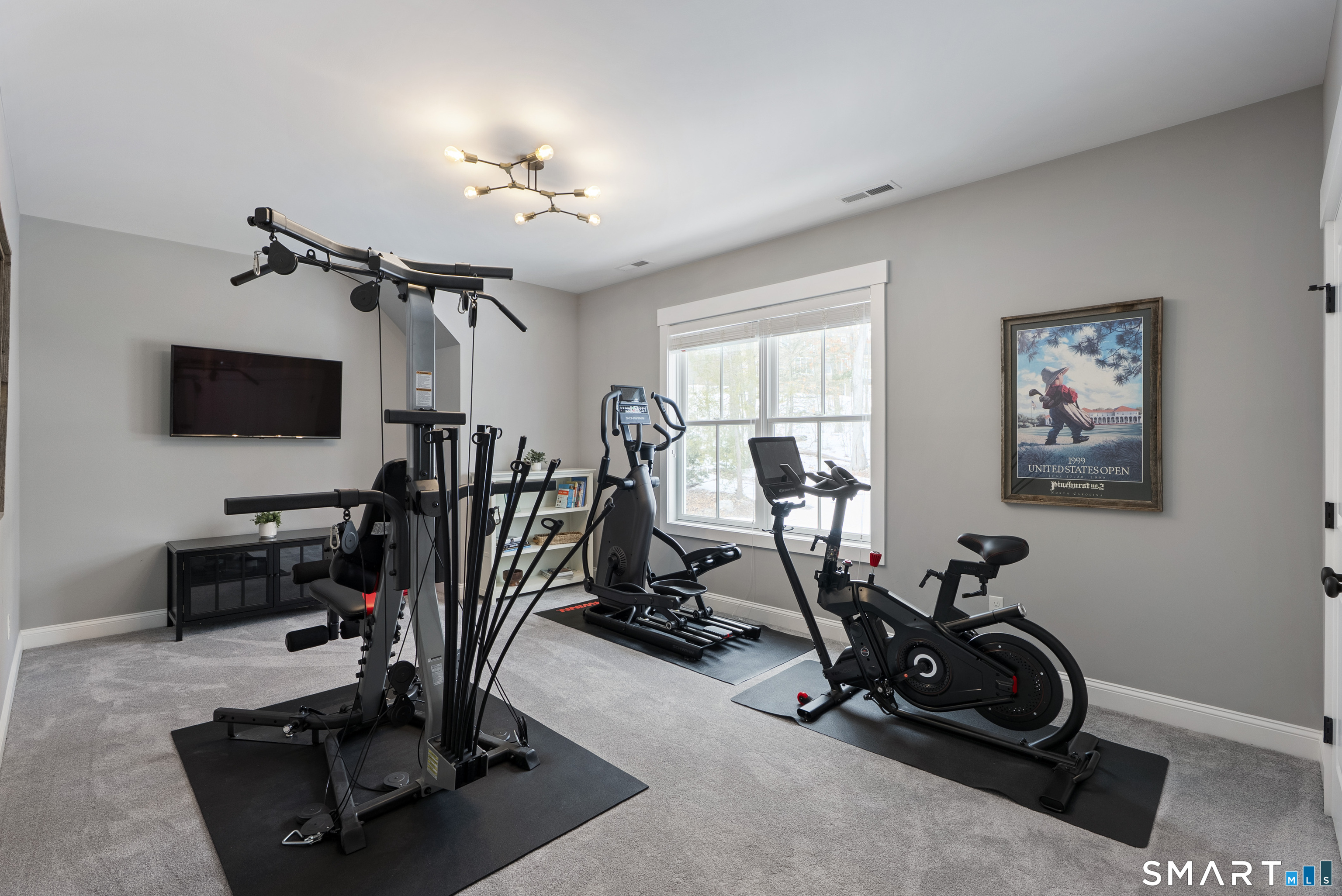8 Gateshead Way Farmington, CT 06085 - Photo 25 of 39 a view of a room with gym equipment