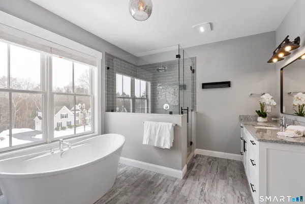 a living room with a couch and a table