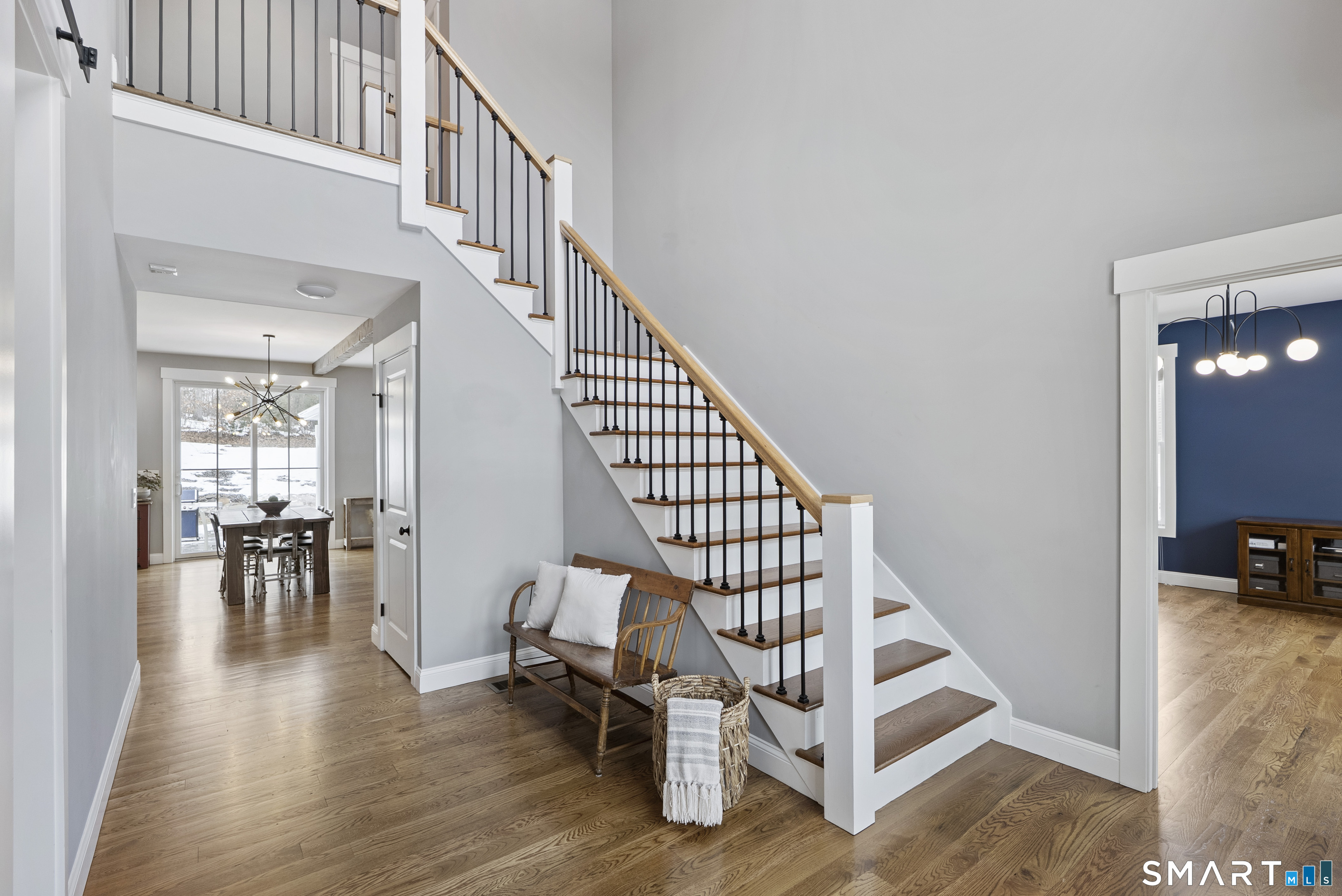 8 Gateshead Way Farmington, CT 06085 - Photo 10 of 39 a view of entryway dining room and hall with wooden floor