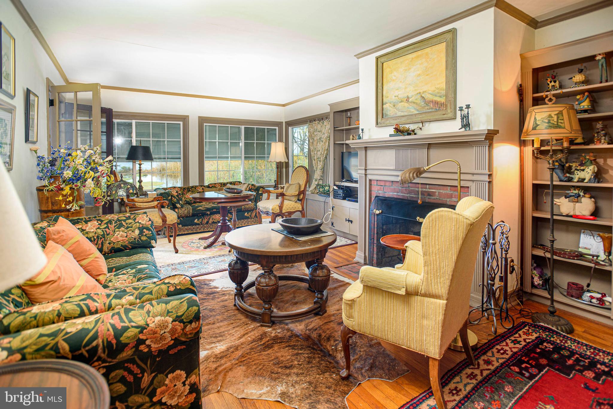 1308 Town Point Road Cambridge, MD 21613 - Photo 16 of 59 Living Room w/Fireplace