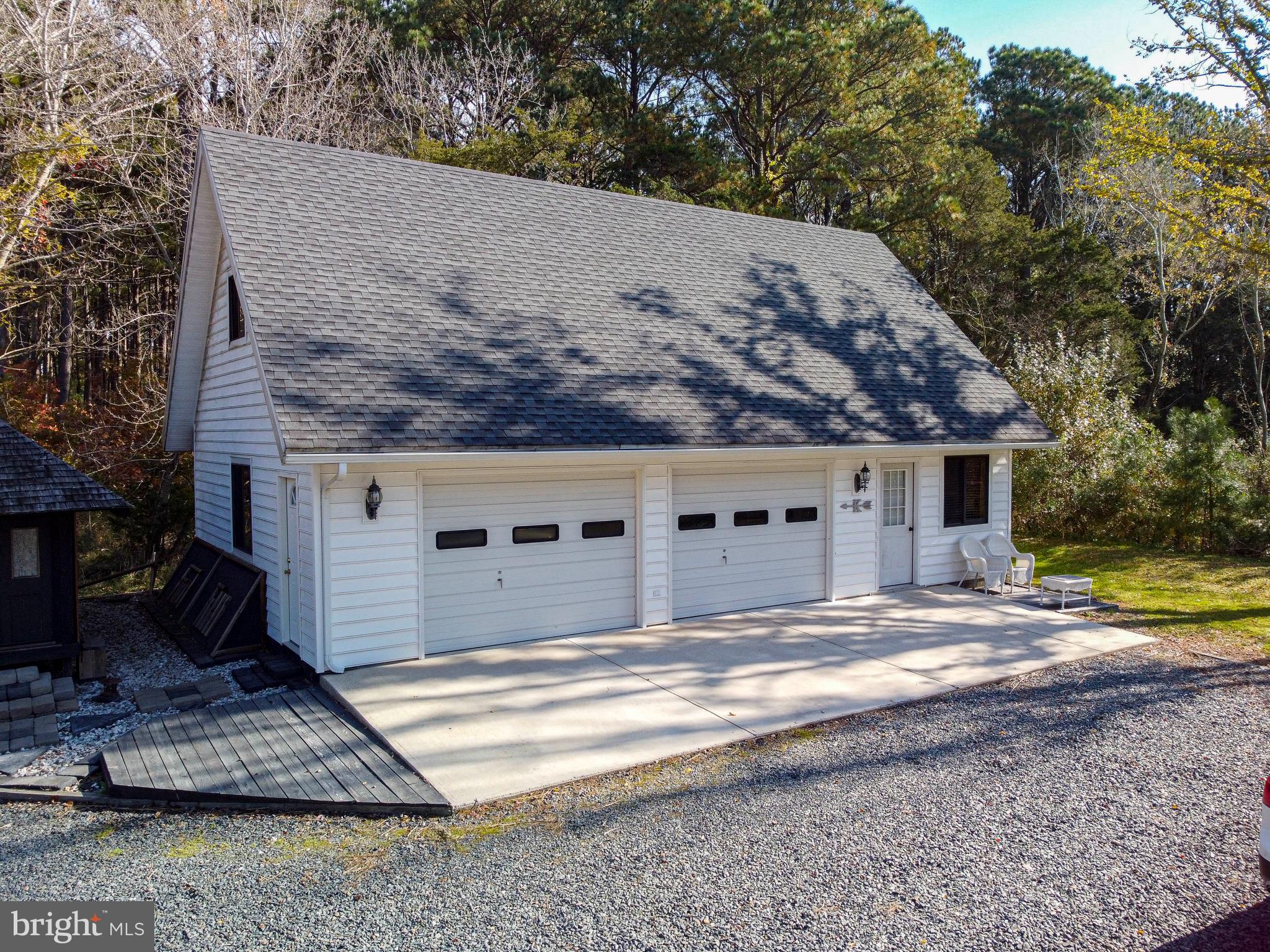 1308 Town Point Road Cambridge, MD 21613 - Photo 50 of 59 2 Car Garage w/office and 2nd Floor Japanese Room