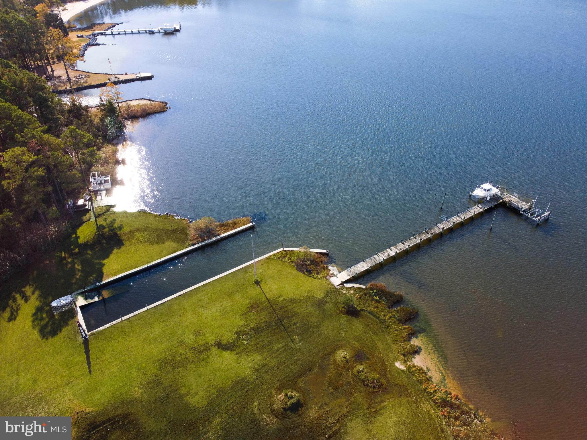 1308 Town Point Road Cambridge, MD 21613 - Photo 10 of 59 Aerial of the Boat Basin