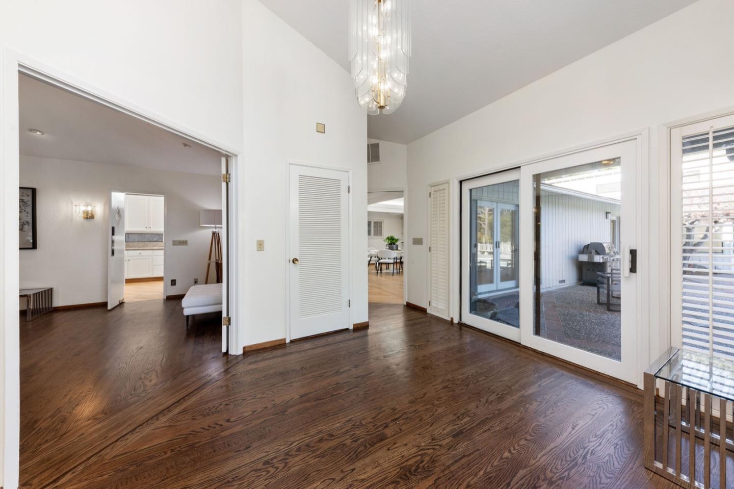 440 Remillard Drive Hillsborough, CA 94010 - Photo 8 of 47 a view of interior space with wooden floor and windows