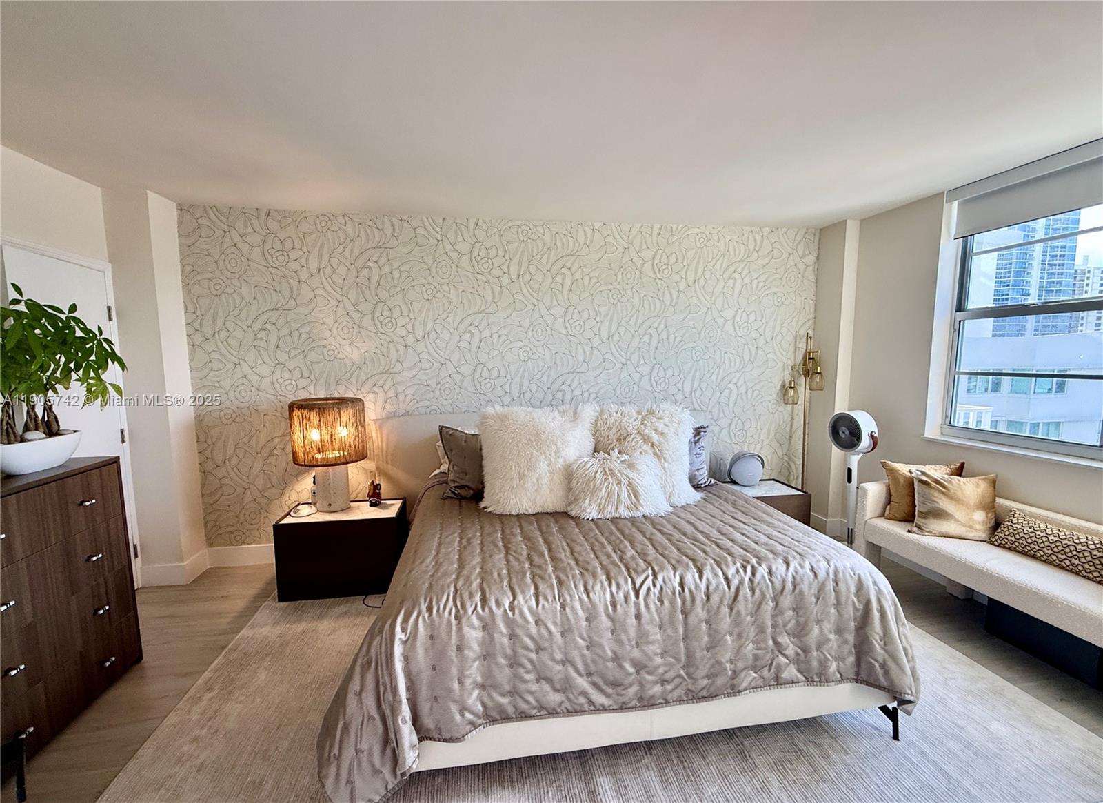 2829 Indian Creek Drive, Unit 603 Miami Beach, FL 33140 - Photo 11 of 28 a bedroom with a bed and window