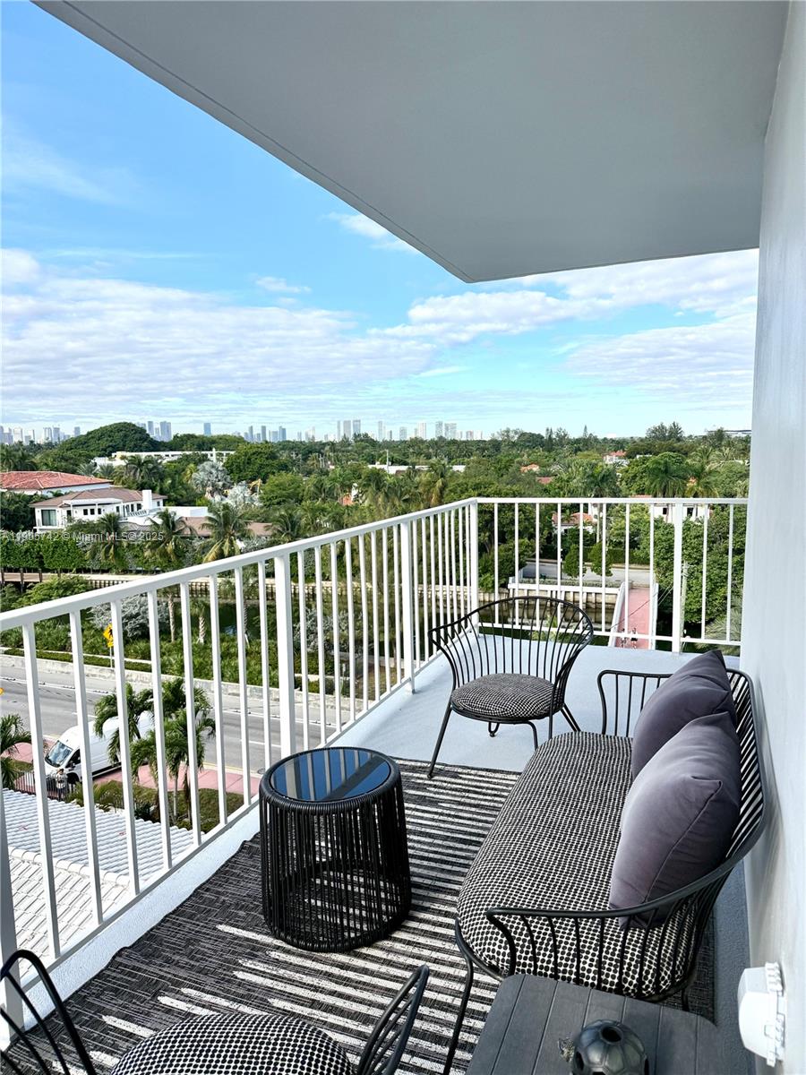 2829 Indian Creek Drive, Unit 603 Miami Beach, FL 33140 - Photo 20 of 28 a view of a patio with furniture