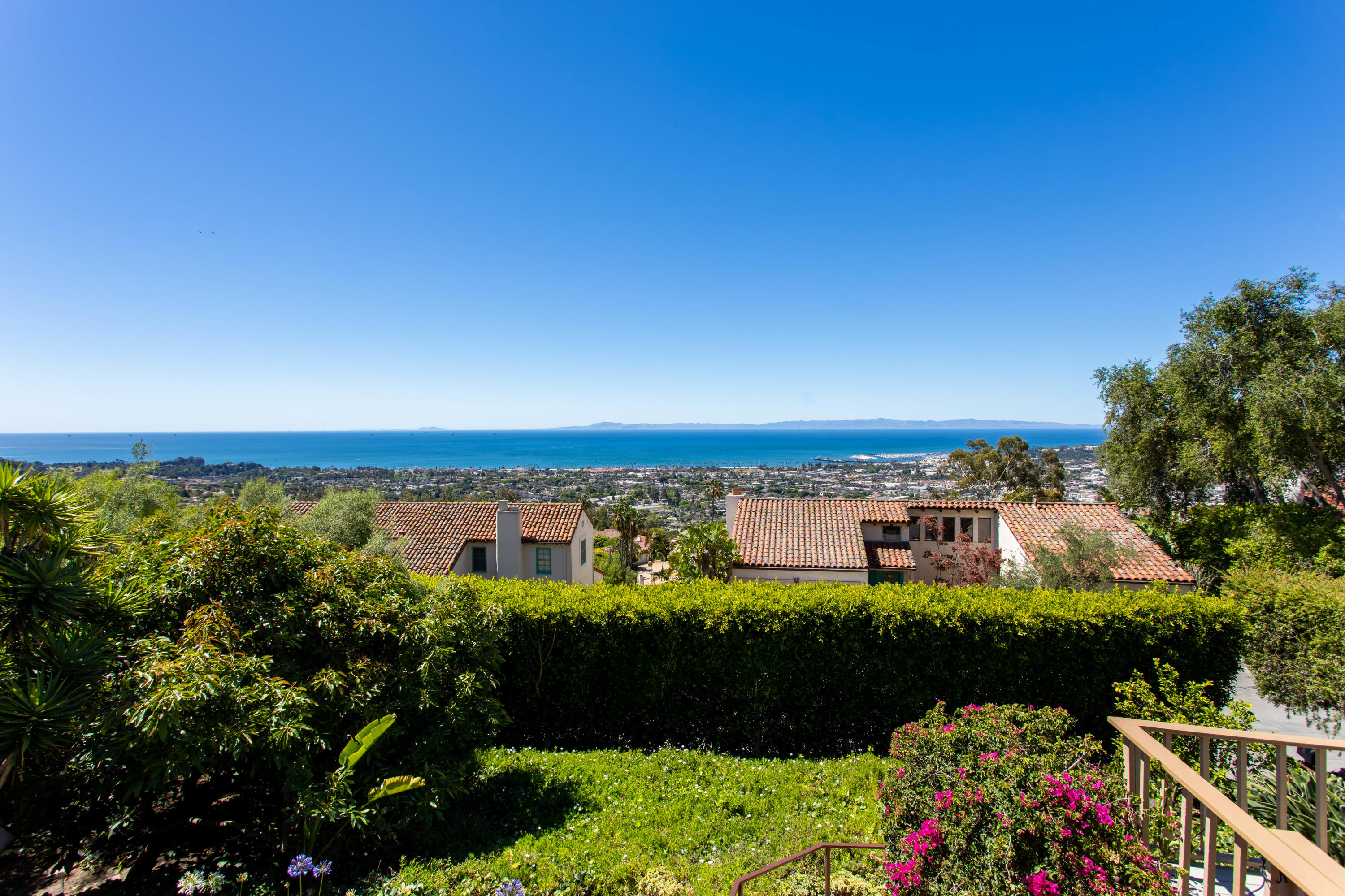 624 Las Alturas Road Santa Barbara, CA 93103 - Photo 13 of 40 a view of a city with ocean view