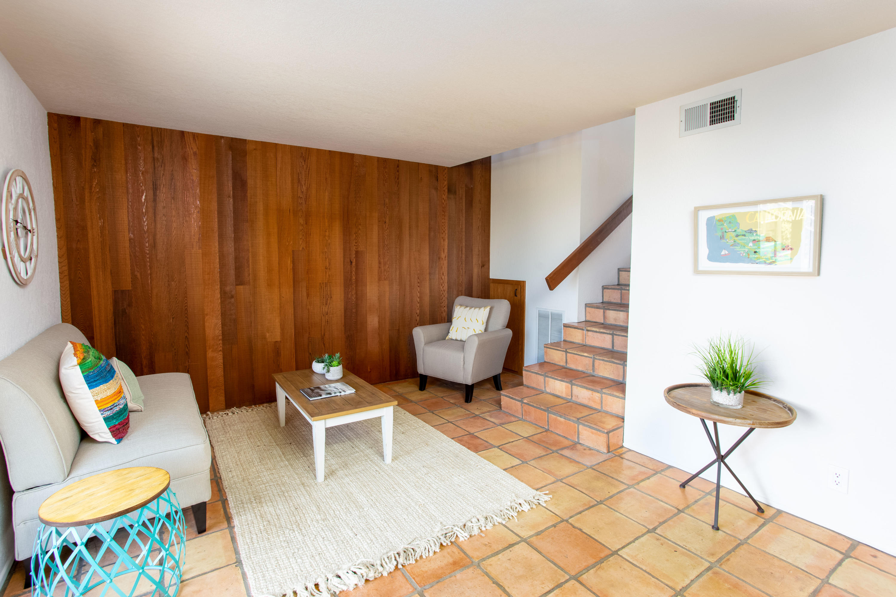 624 Las Alturas Road Santa Barbara, CA 93103 - Photo 23 of 40 a living room with furniture and a potted plant