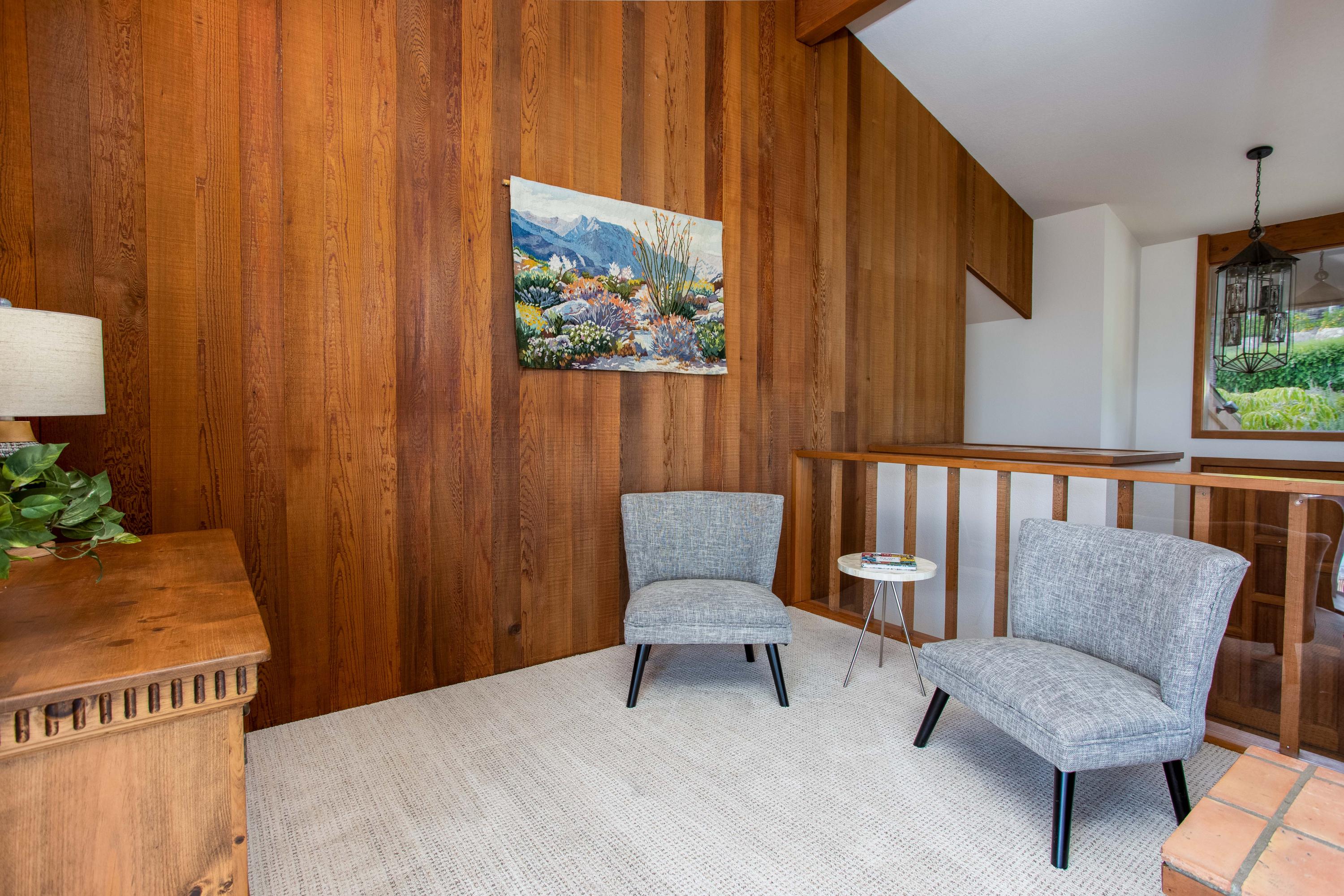 624 Las Alturas Road Santa Barbara, CA 93103 - Photo 8 of 40 a reading room with furniture and a window