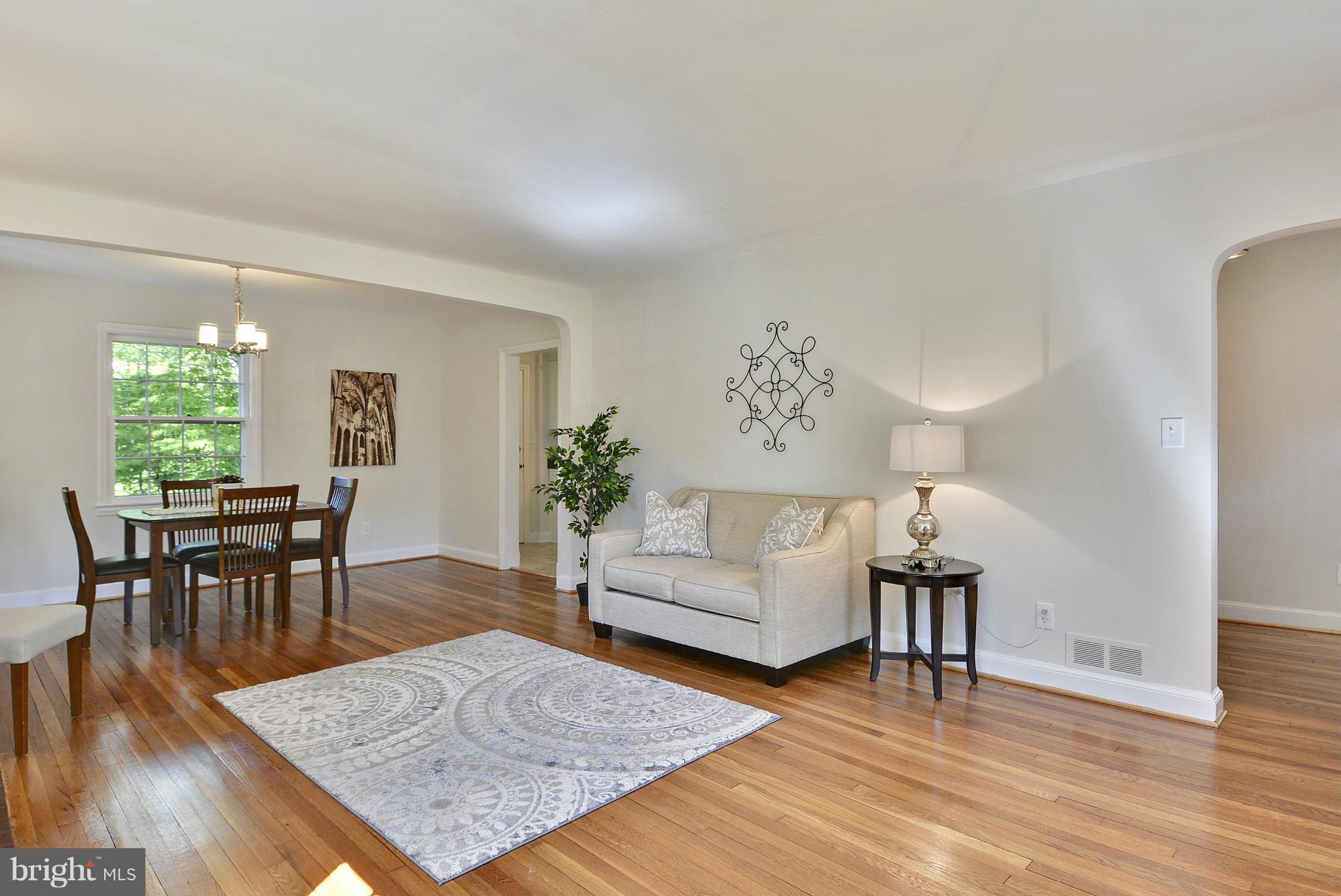 10305 Ridgemoor Drive Silver Spring, MD 20901 - Photo 10 of 30 Graceful archway leads to the LR from foyer