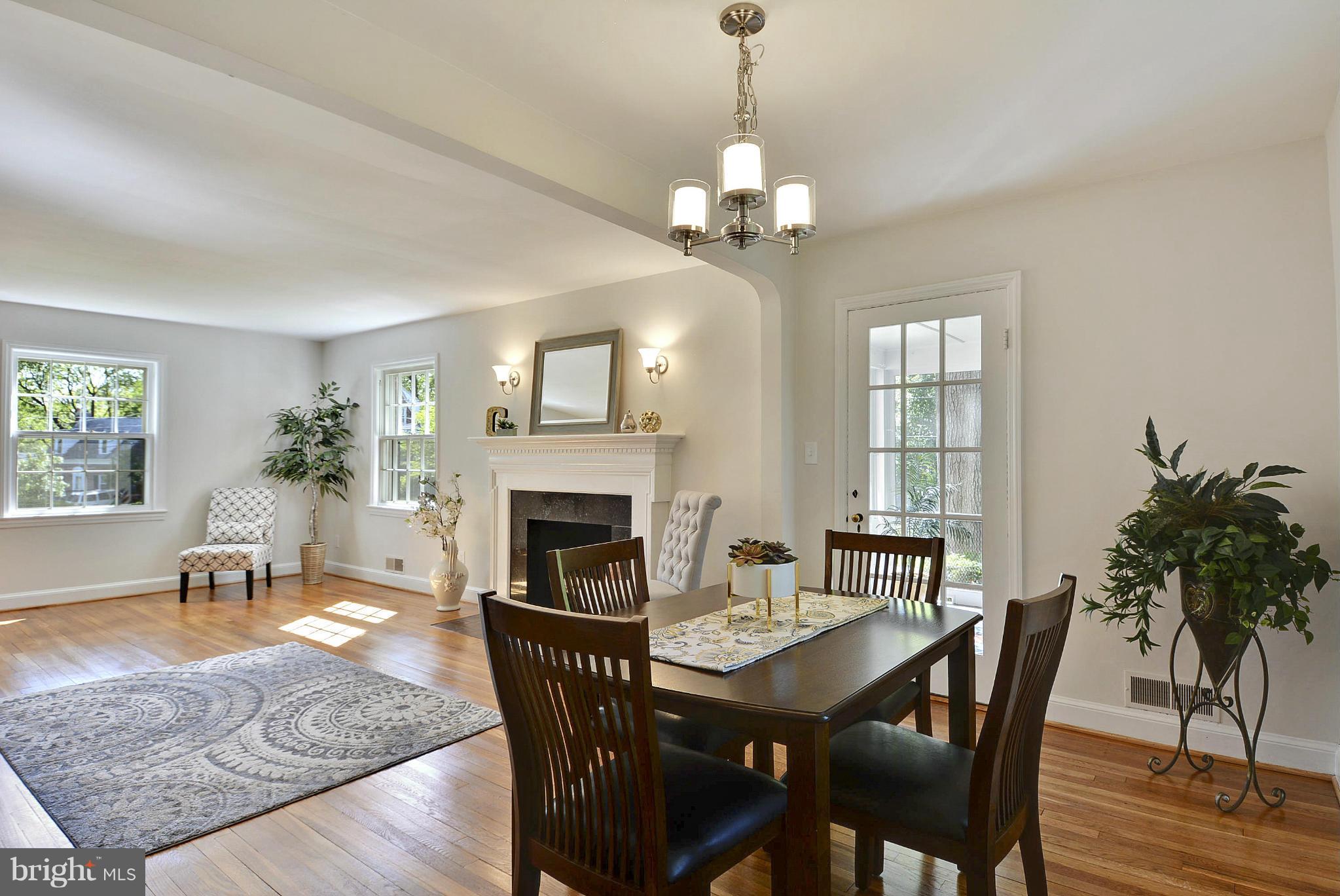 10305 Ridgemoor Drive Silver Spring, MD 20901 - Photo 4 of 30 Gracious period archway separates LR and DR