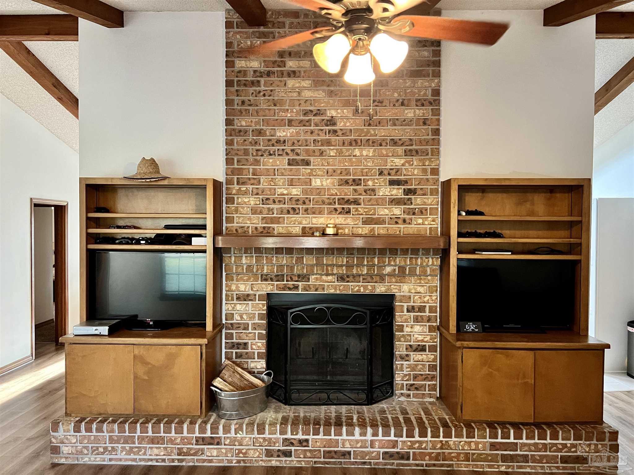 1913 Filly Road Cantonment, FL 32533 - Photo 13 of 50 Fireplace