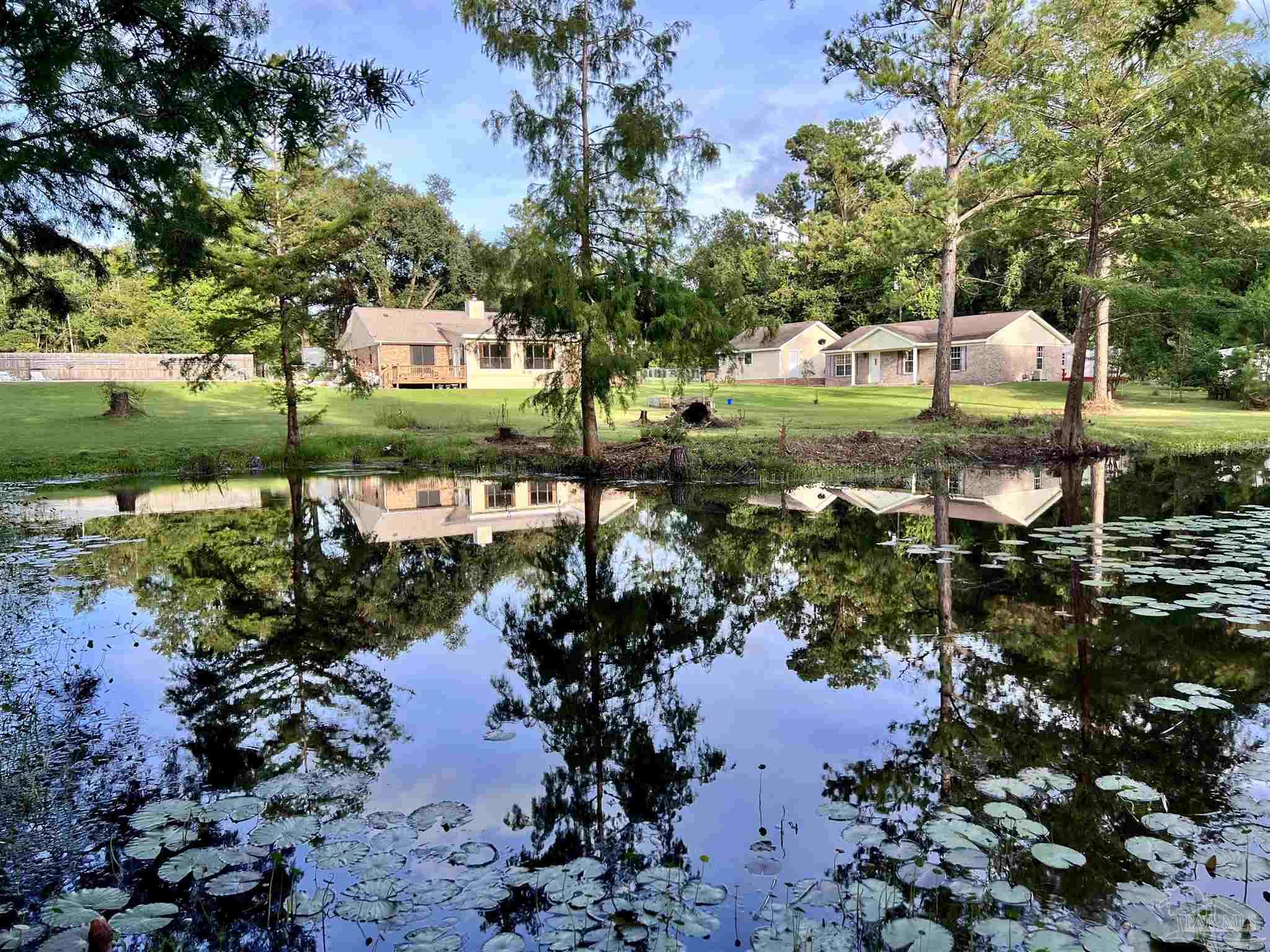 1913 Filly Road Cantonment, FL 32533 - Photo 10 of 50 View from Pond of Property