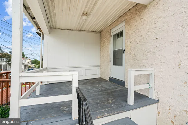 a view of front door