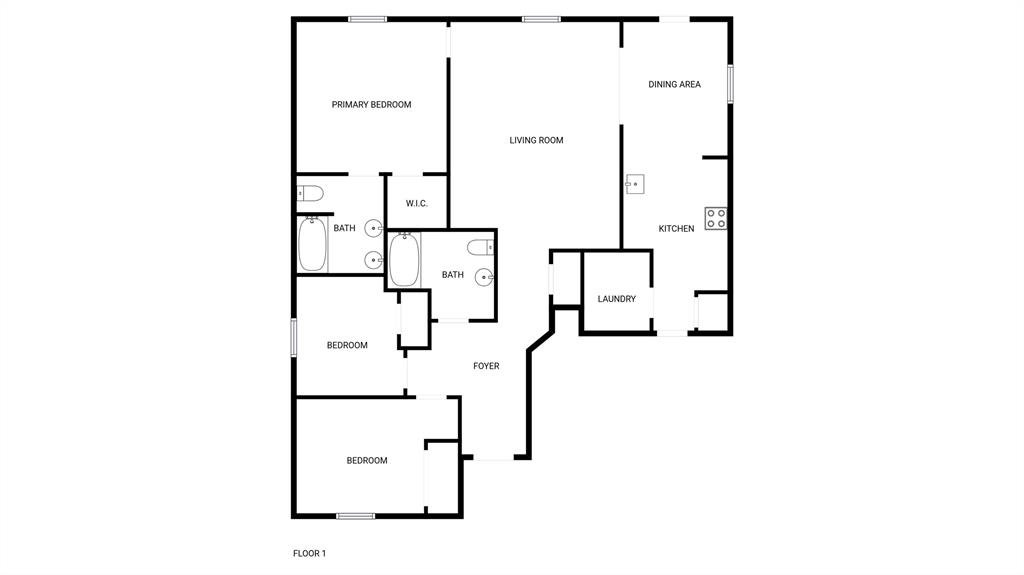 4346 Hamilton Avenue Dallas, TX 75210 - Photo 16 of 16 a picture of floor plan