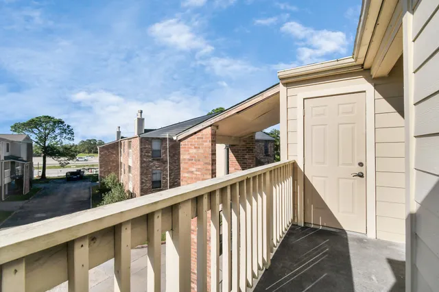 a view of front door