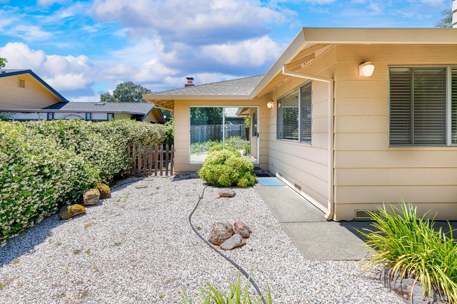 138 Oak Shadow Drive Santa Rosa, CA 95409 - Photo 46 of 50 a view of a pathway of the house