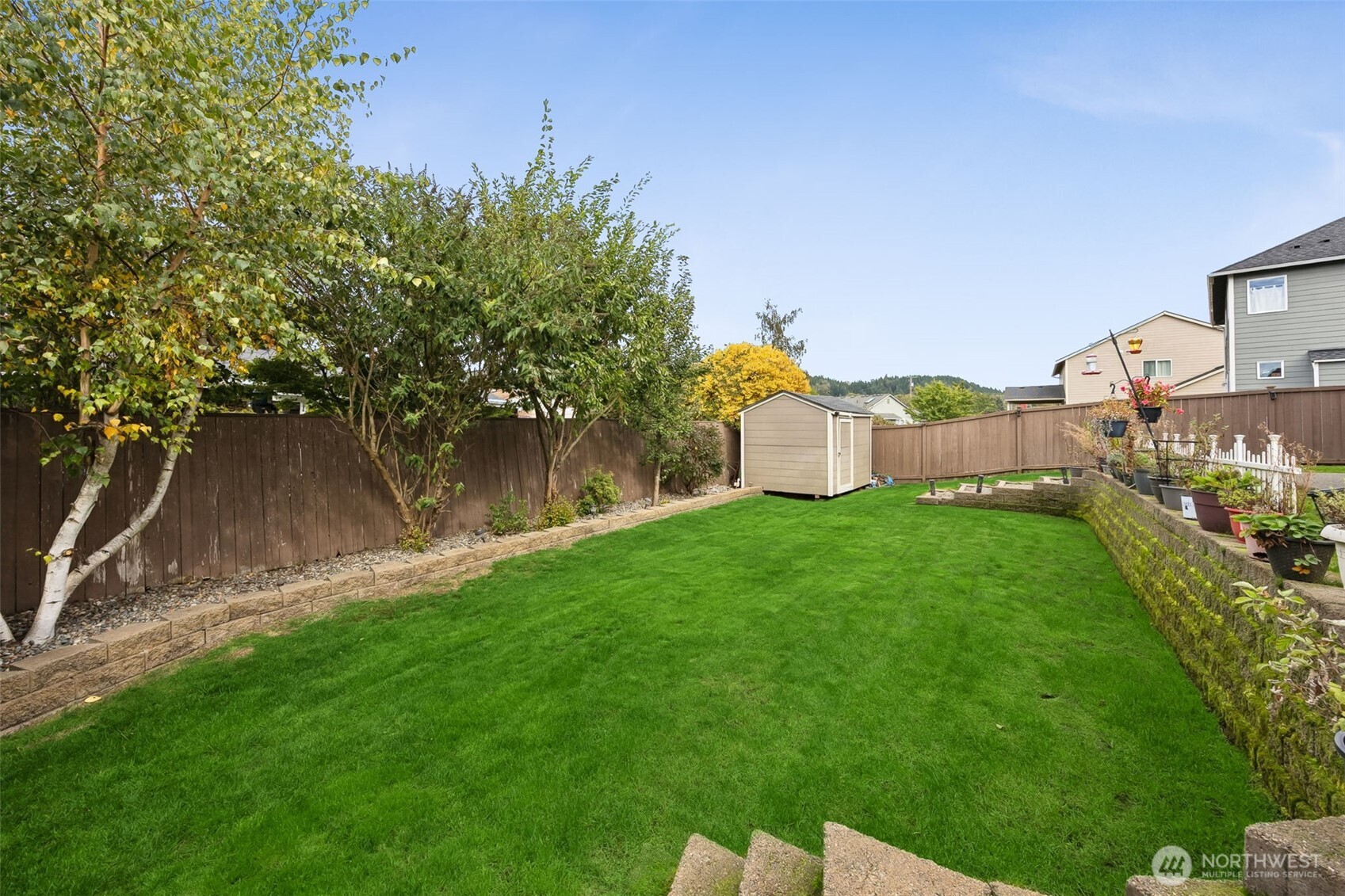 103 Balmer Street Southwest Orting, WA 98360 - Photo 27 of 30 a view of a back yard