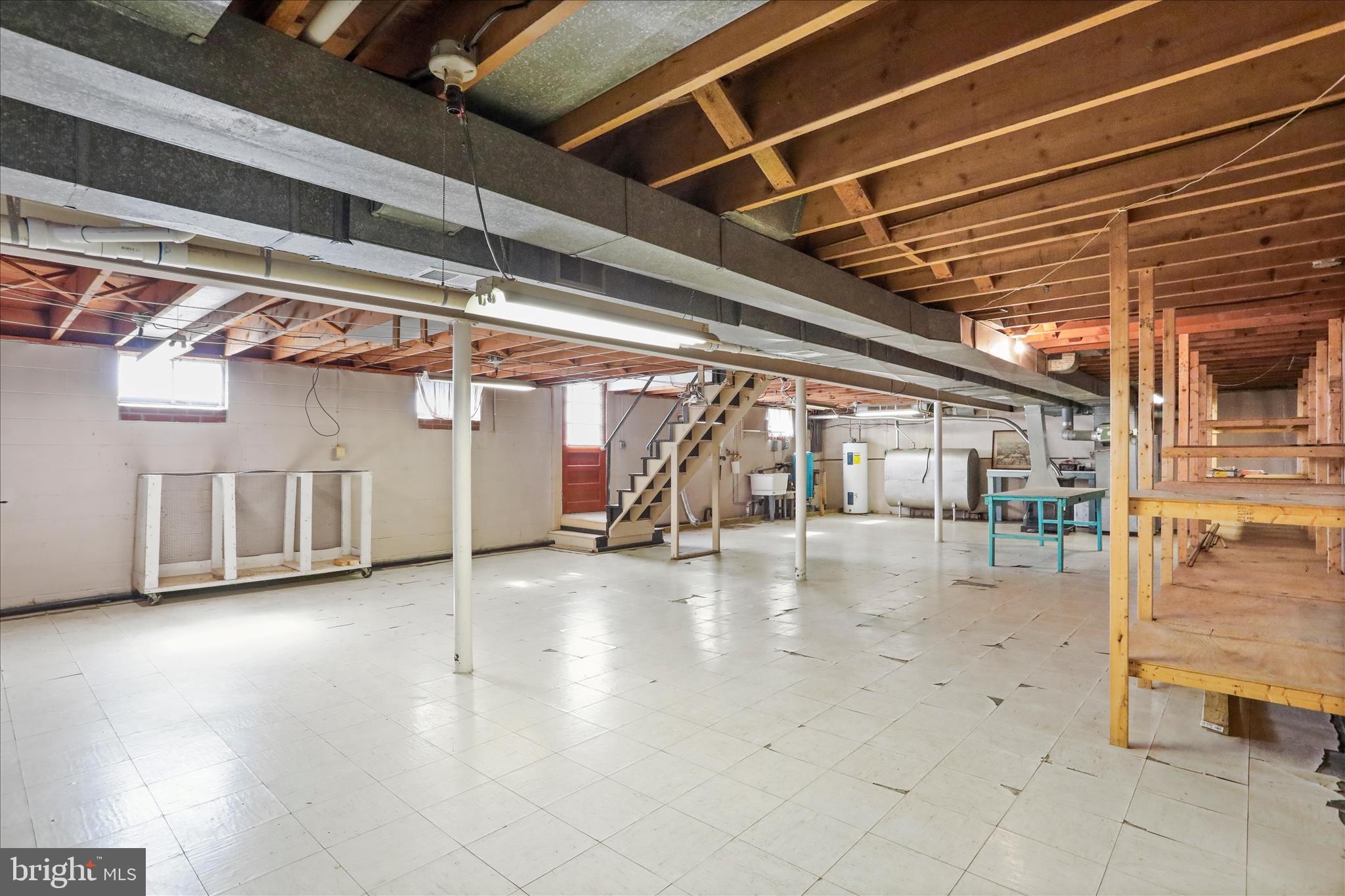 550 Bucks Mill Road Strasburg, VA 22657 - Photo 34 of 57 a view of a water heater room with a garage