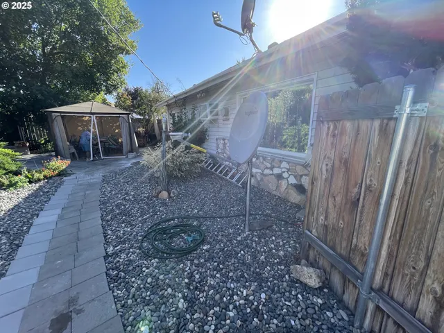 a view of outdoor space with patio