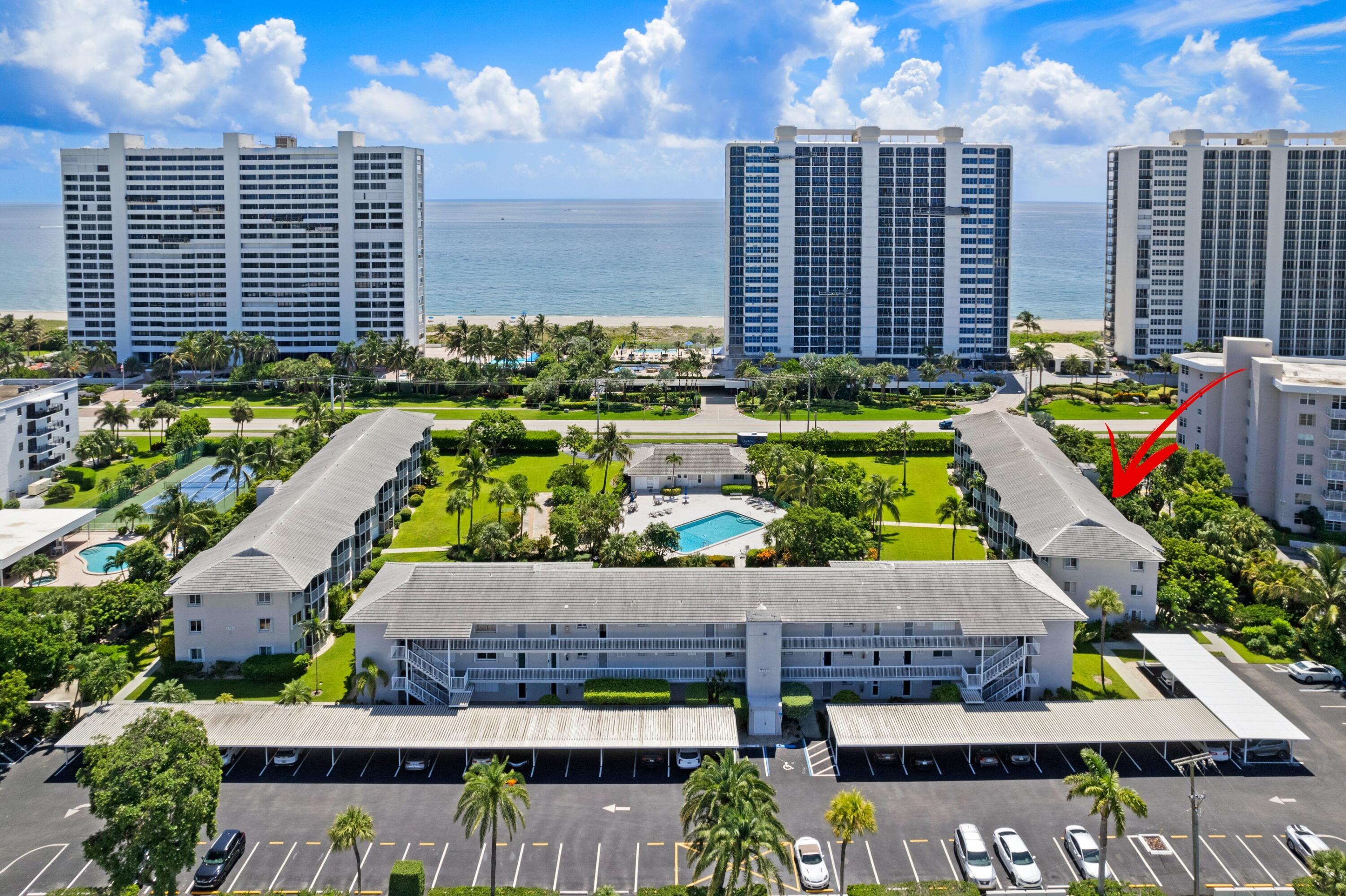 2760 Banyan Road, Unit 32 Boca Raton, FL 33432 - Photo 13 of 27 Aerial Ocean View