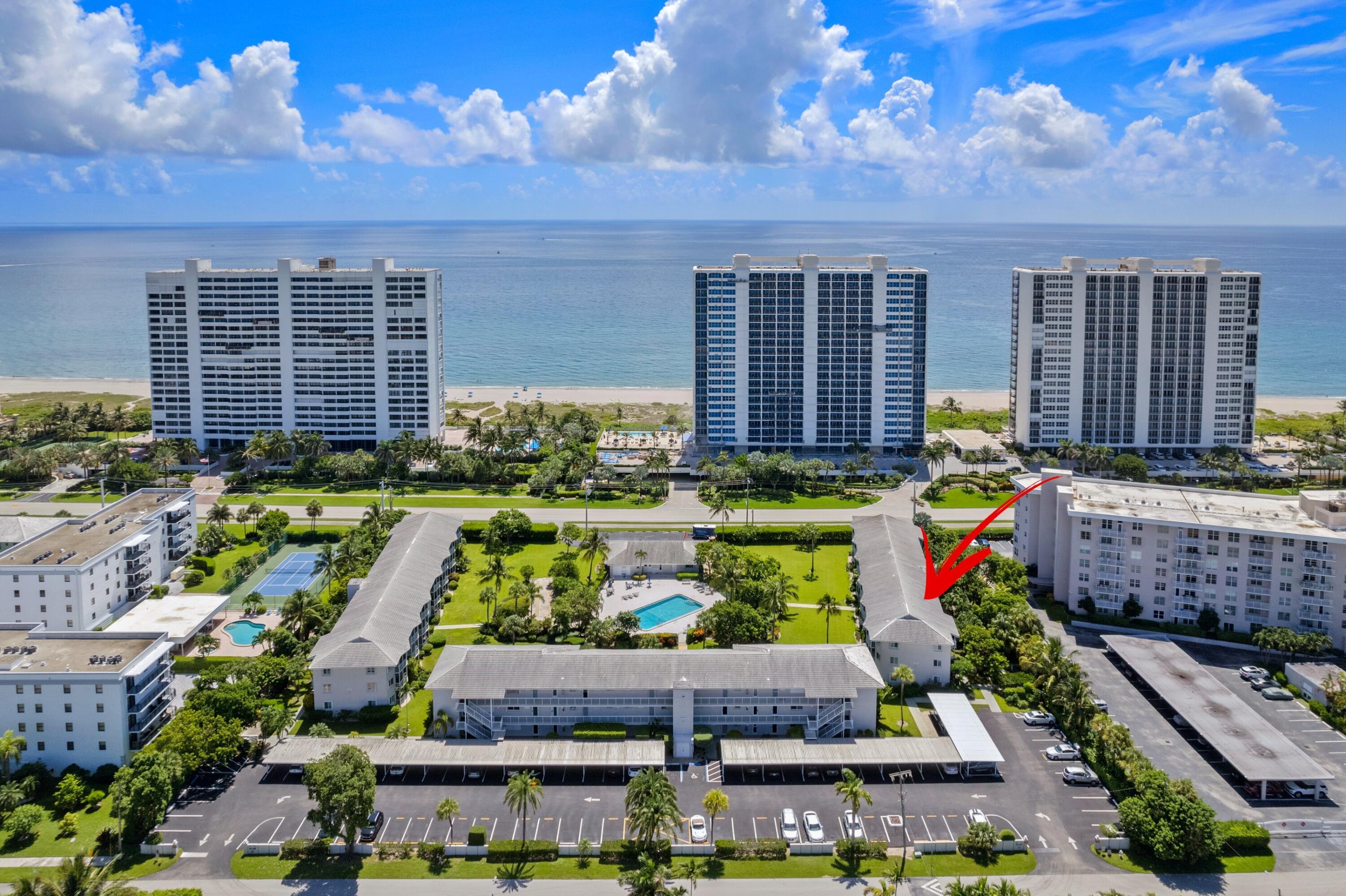 2760 Banyan Road, Unit 32 Boca Raton, FL 33432 - Photo 14 of 27 Aerial Ocean View