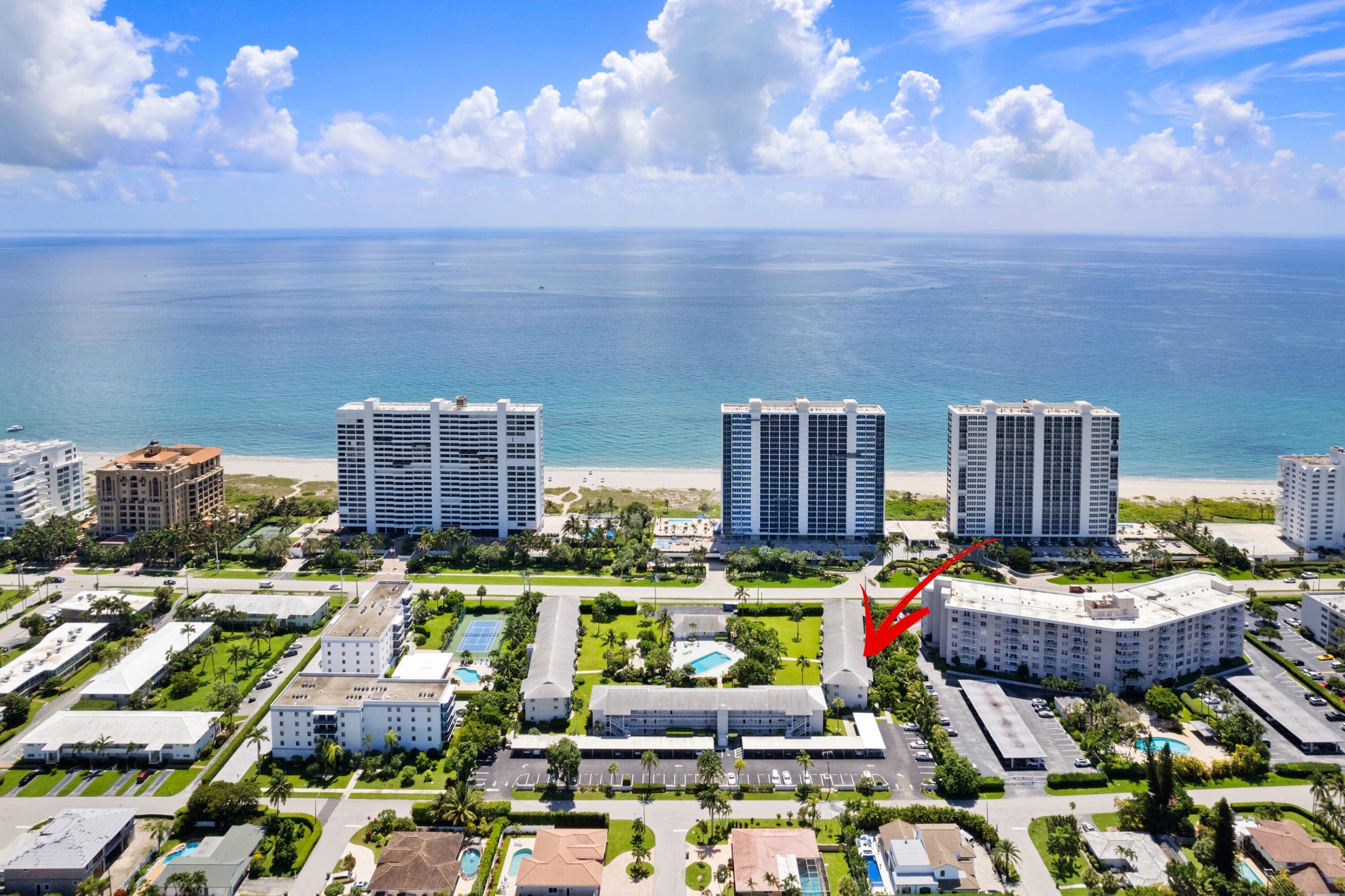 2760 Banyan Road, Unit 32 Boca Raton, FL 33432 - Photo 15 of 27 Aerial Ocean View