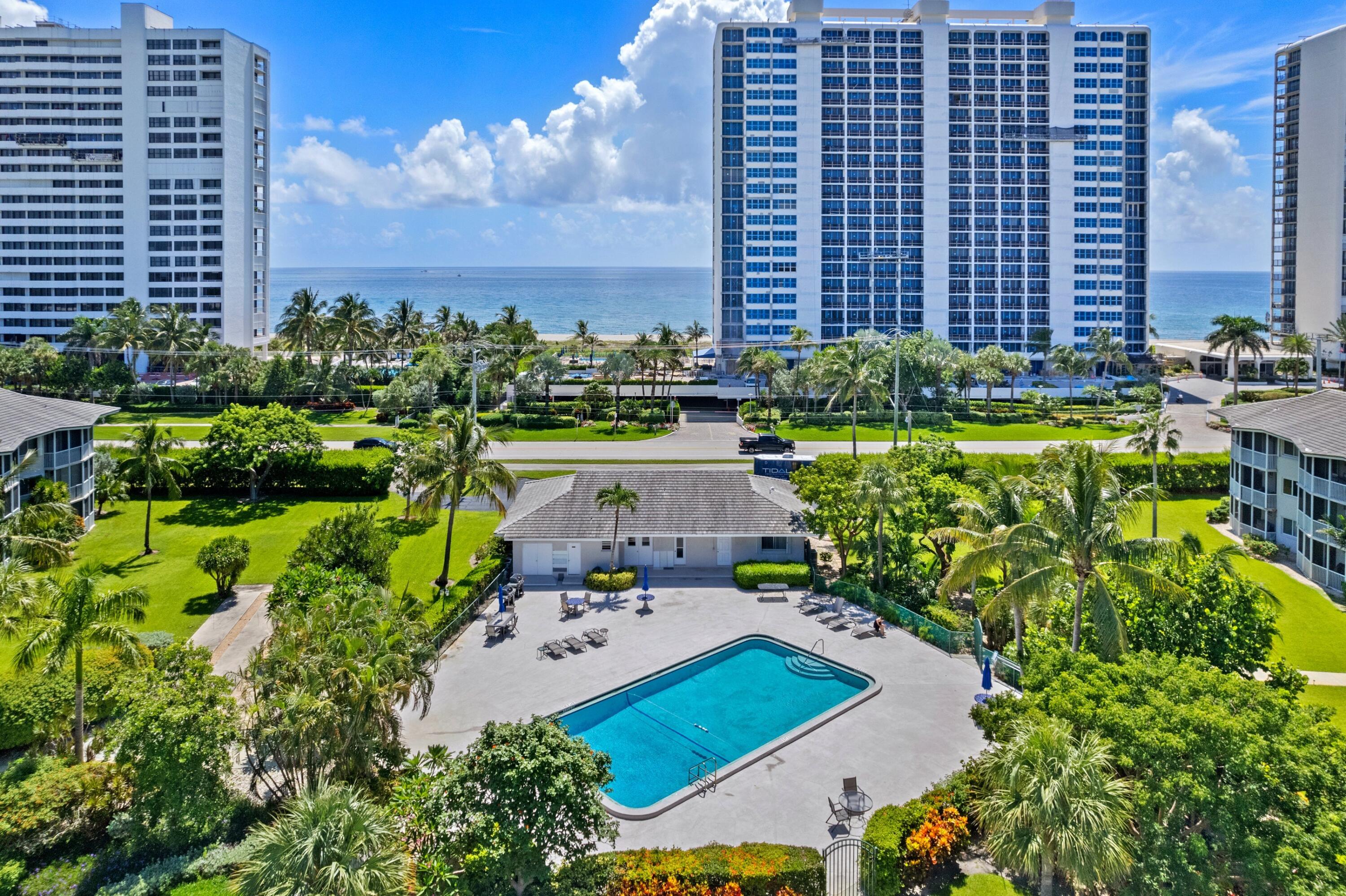 2760 Banyan Road, Unit 32 Boca Raton, FL 33432 - Photo 2 of 27 Aerial Pool View
