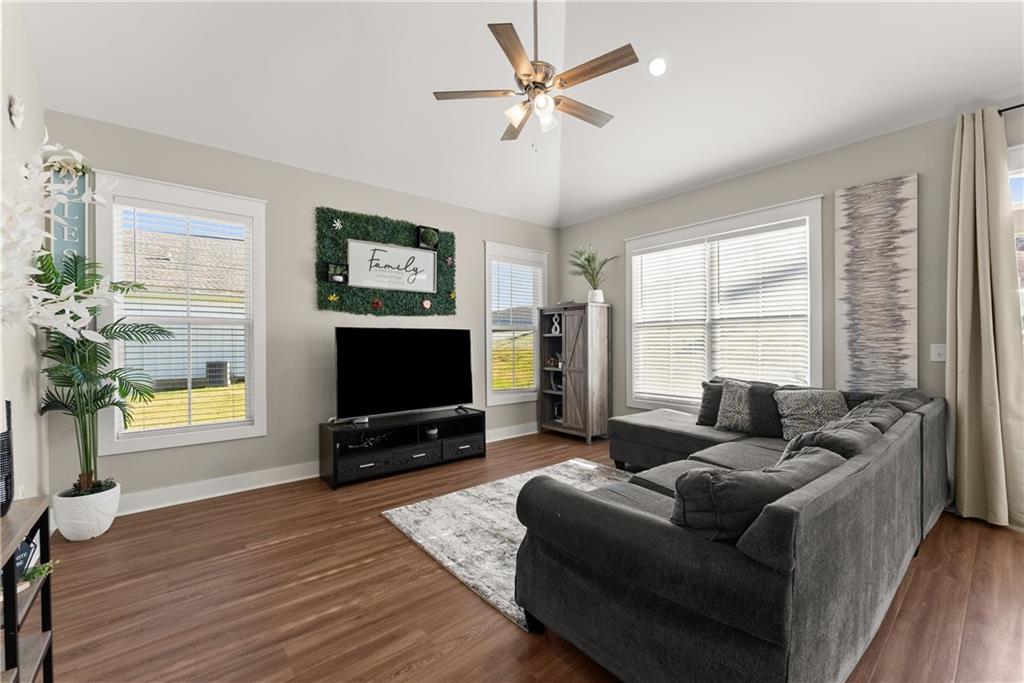 230 Campbell Street Cleveland, GA 30528 - Photo 13 of 37 a living room with furniture and a flat screen tv