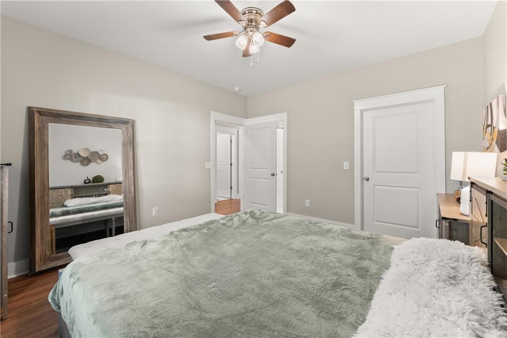 230 Campbell Street Cleveland, GA 30528 - Photo 24 of 37 a bedroom with a bed and a dresser