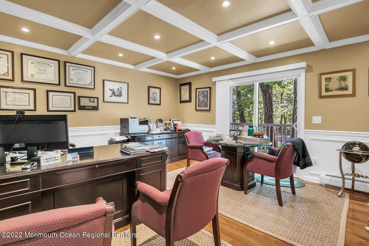 104 Peskin Road Farmingdale, NJ 07727 - Photo 42 of 54 a living room with furniture and a flat screen tv