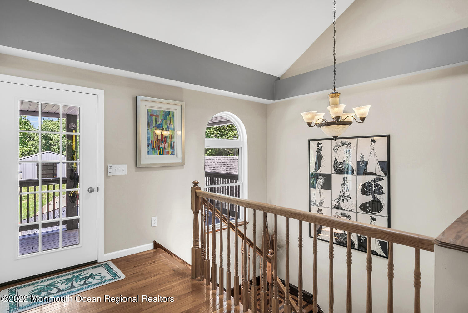 104 Peskin Road Farmingdale, NJ 07727 - Photo 50 of 54 a view of a chandelier and wooden floor