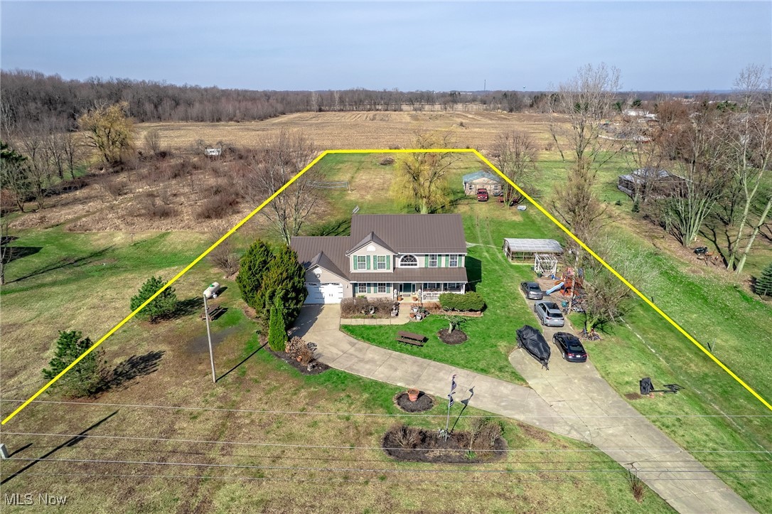12181 Williams Road Homerville, OH 44235 - Photo 45 of 49 Drone / aerial view with a rural view