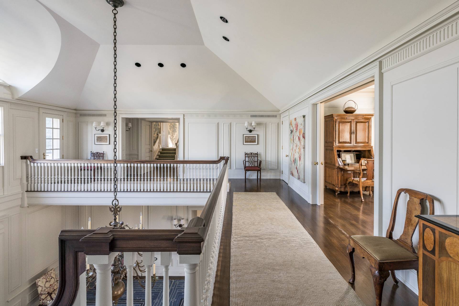 38 Mathews Road Wainscott, NY 11975 - Photo 23 of 48 a view of a hallway with furniture and window