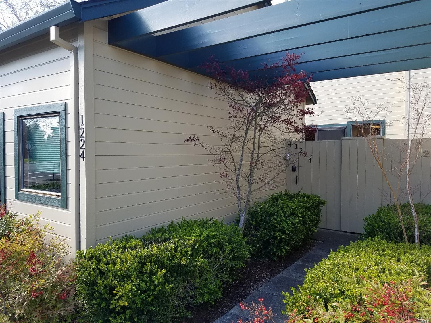 1224 North Street Santa Rosa, CA 95404 - Photo 1 of 1 Entrance to patio is from Spencer Ave.
