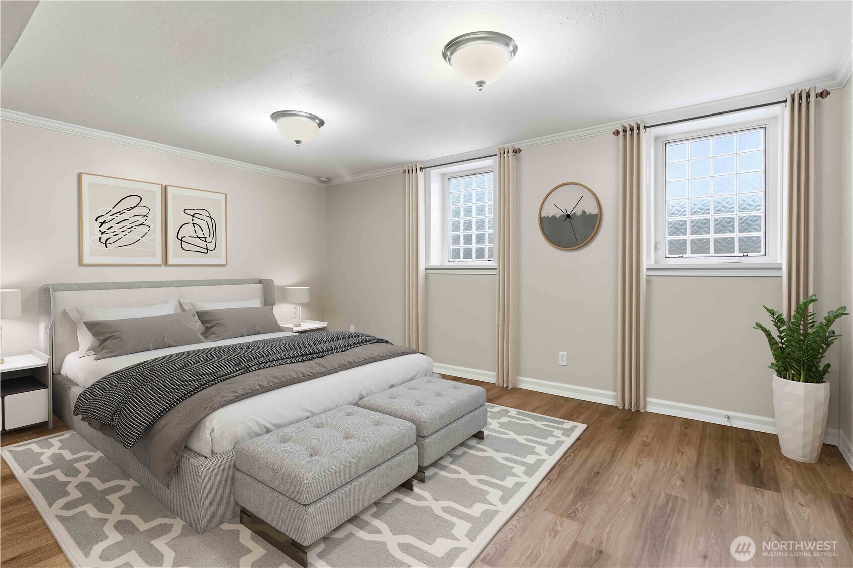 1306 23rd Avenue Longview, WA 98632 - Photo 19 of 40 a bedroom with a bed and a window
