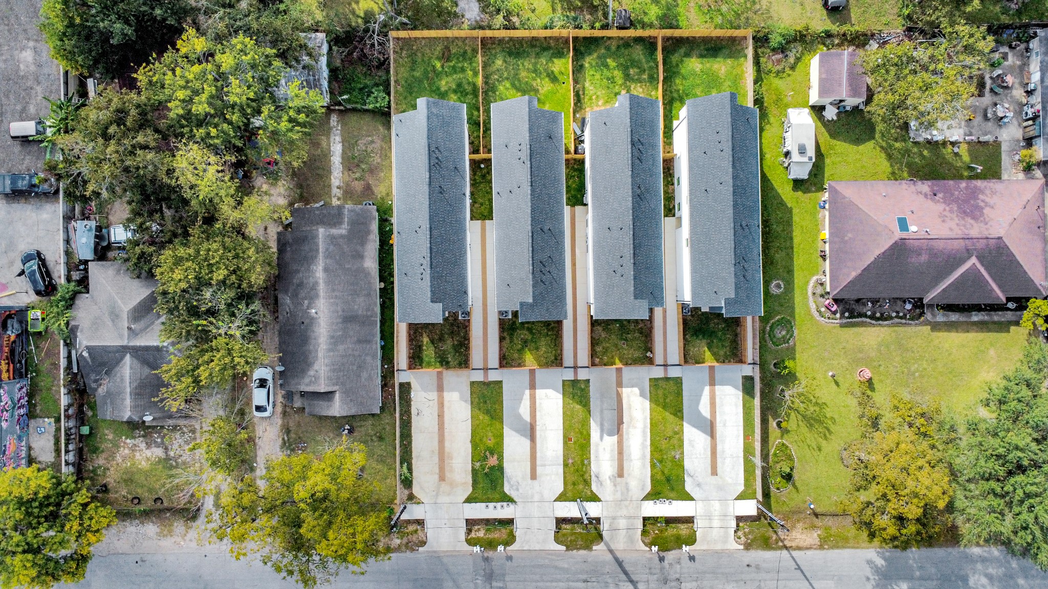 2708 Bostic Street, Unit B Houston, TX 77093 - Photo 25 of 26 an ocean view of a house with a garden