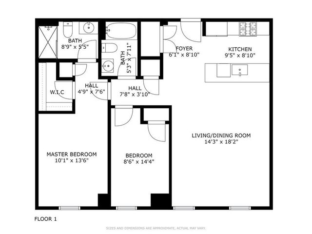 a picture of a book and a bed