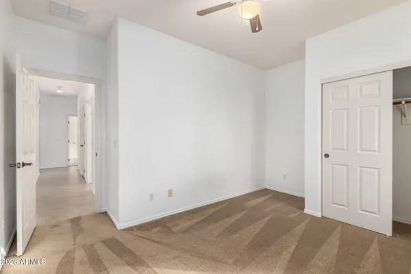 a view of a livingroom with a window