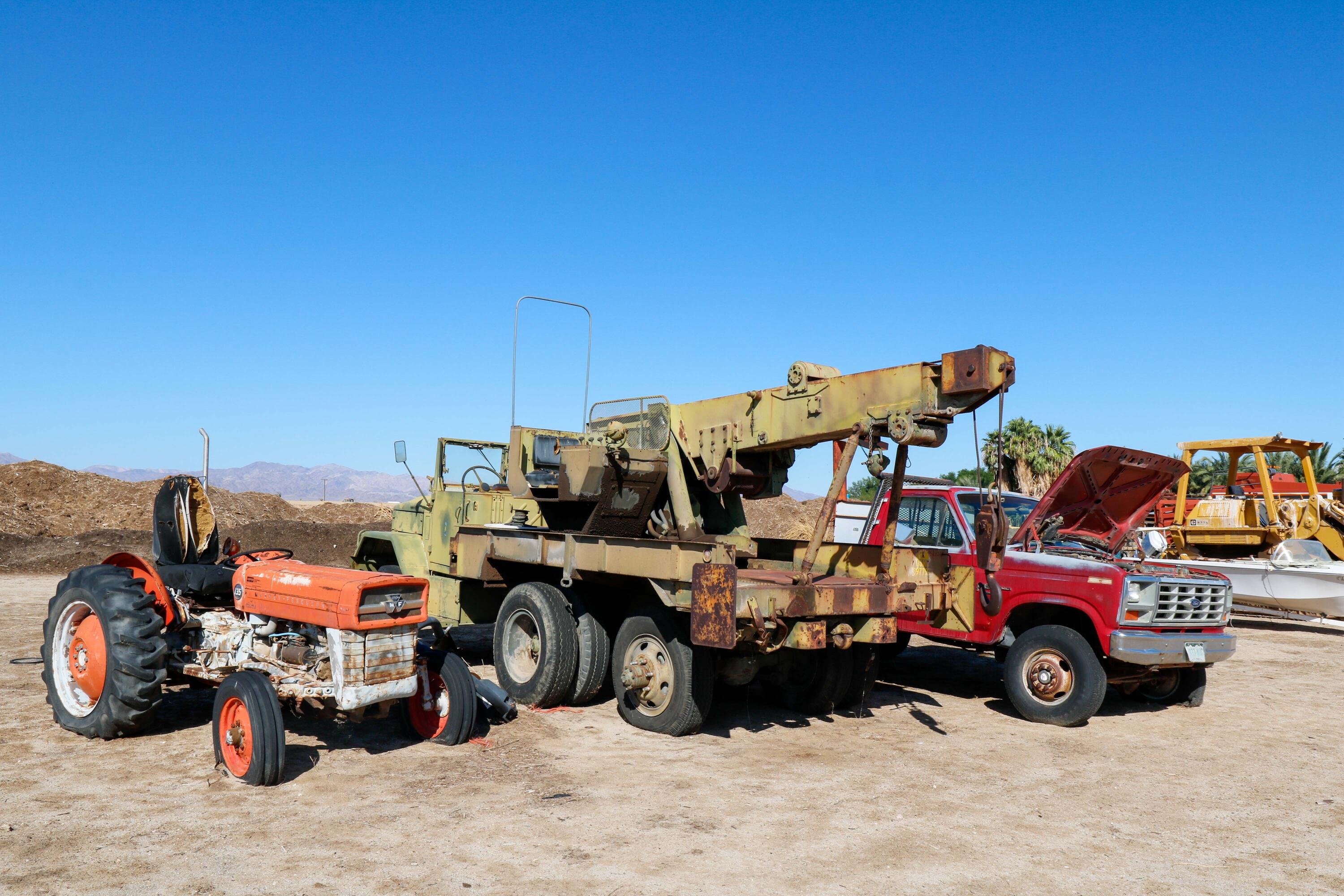 24511 Rice Road Desert Center, CA 92239 - Photo 29 of 65 a view of outdoor space with cars