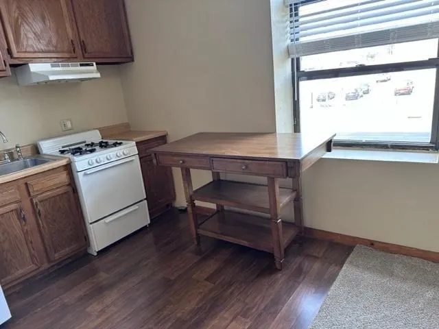 a room with storage and utility