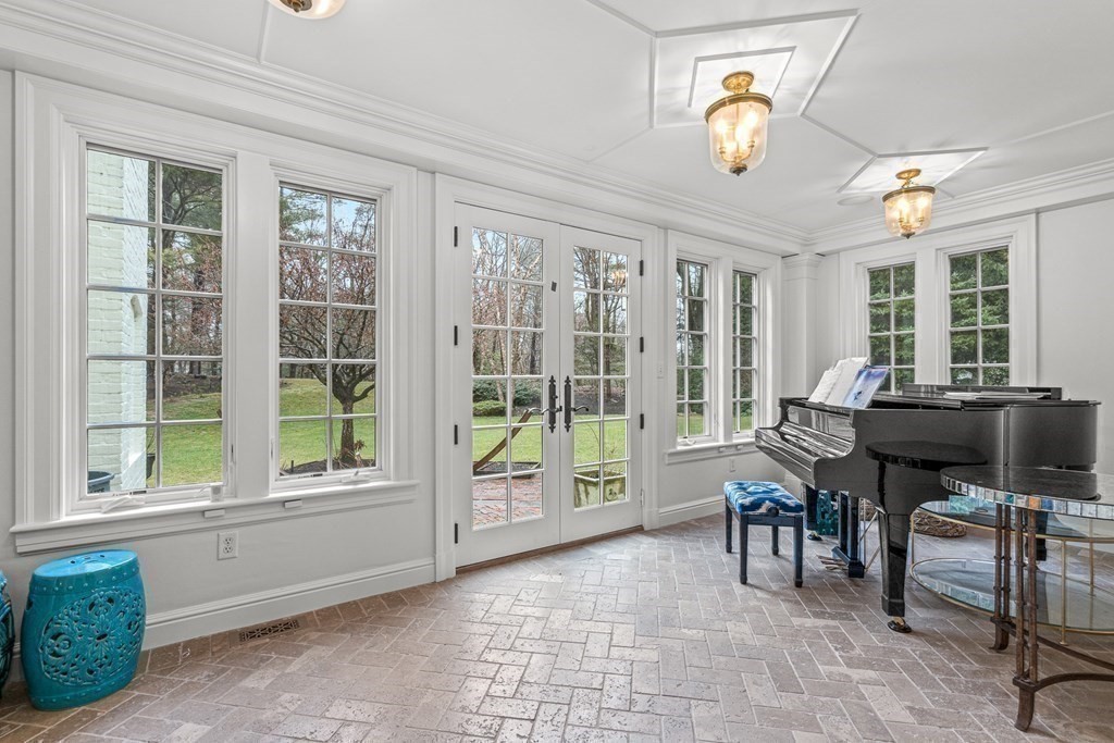 15 Woodcliff Road Wellesley, MA 02481 - Photo 15 of 31 a view of a workspace with furniture and a window