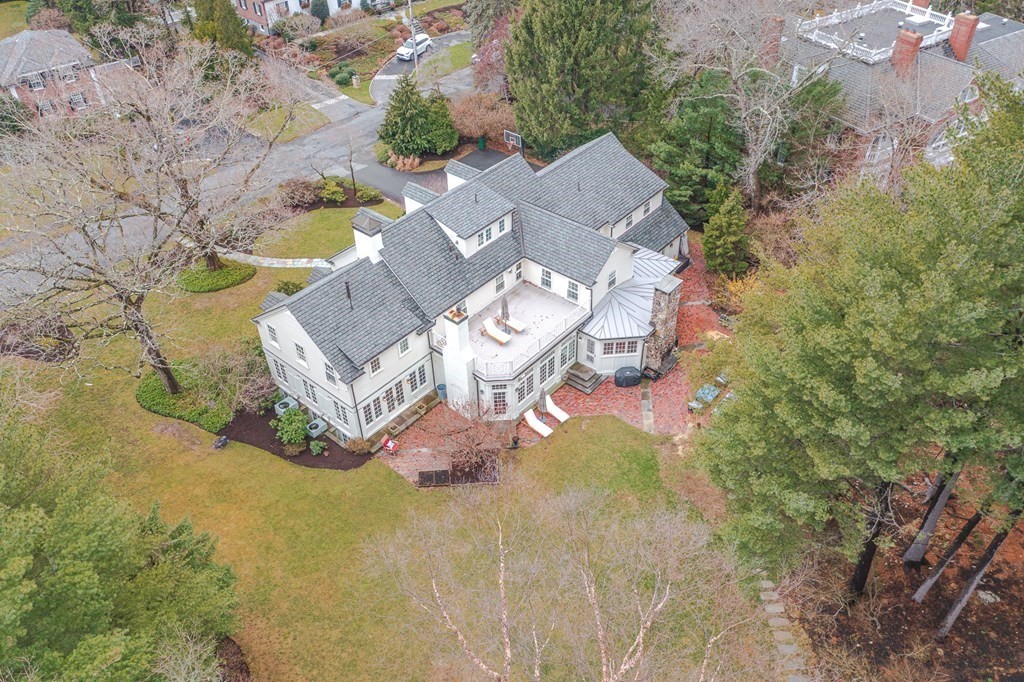 15 Woodcliff Road Wellesley, MA 02481 - Photo 2 of 31 an aerial view of residential house with outdoor space