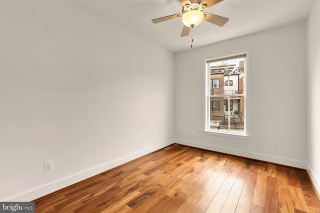 wooden floor in an empty room