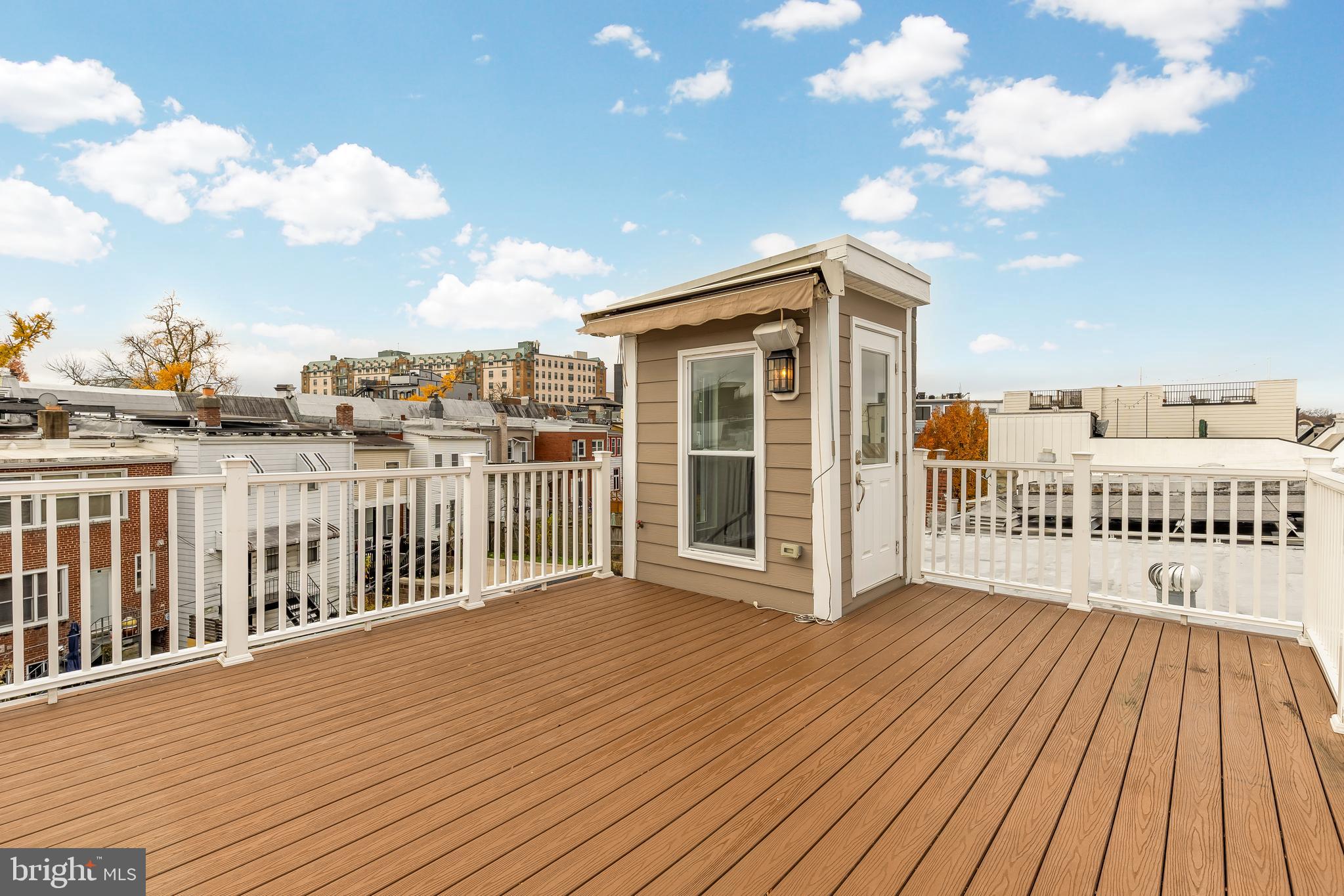 1350 Perry Place Northwest Washington, DC 20010 - Photo 33 of 53 a view of a balcony with wooden floor